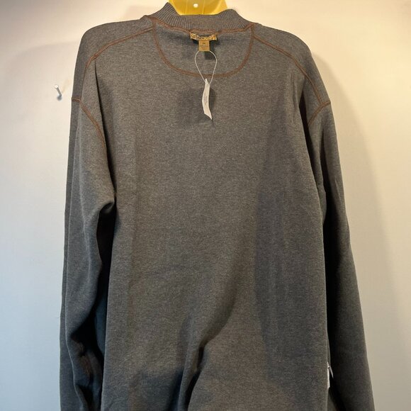 Pronto Uomo Blue Men's Reversible Brown Grey Mock Neck Sweater - Size 3X - NWT - Picture 8 of 8